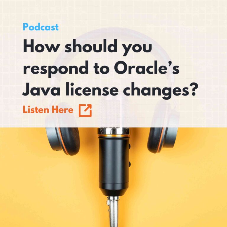How should you respond to Oracle's Java license changes